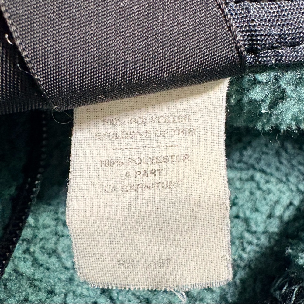 Vintage Y2K PATAGONIA Polartec Regulator Sea Green Fleece Jacket Made in USA - Picture 13 of 16